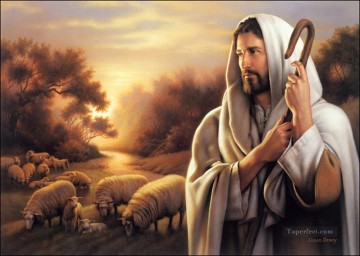 羊飼い Painting - キリストの羊飼い